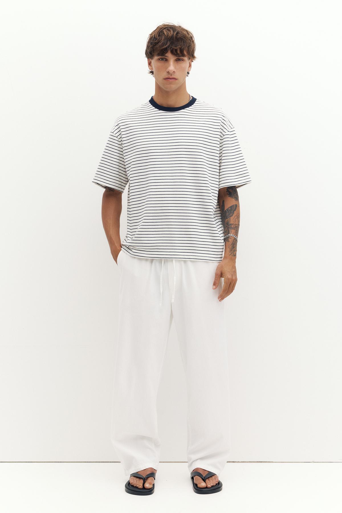 1_org_zoom شلوار Pull & Bear دودی شلوار جین اورجینال - تصویر 1