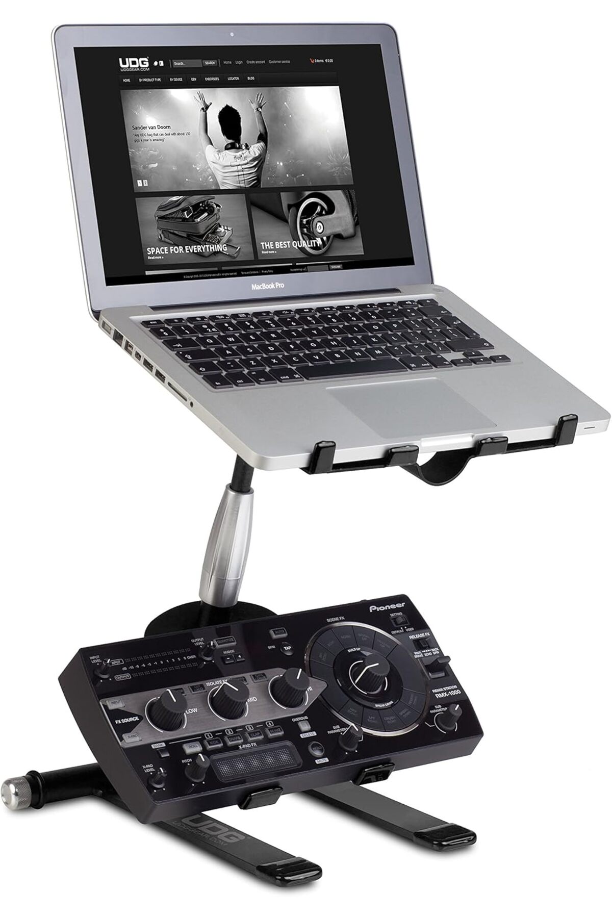 UDG Laptop/Controller Stand Aluminium Black- Trendyol