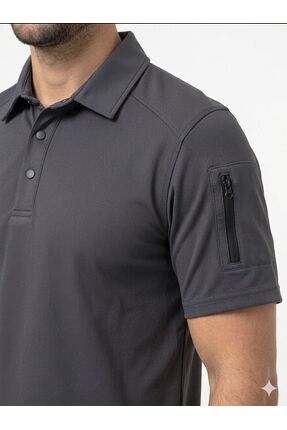 barozzi Erkek outdoor Tactical cepli T-shirt kolay ütü kırışmayan kumaş Yazlık