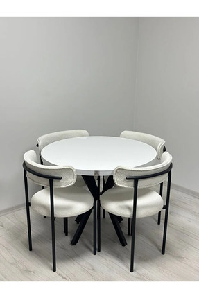 SANDİRA royal Elısa 4 kişilik Mutfak Masası Takımı