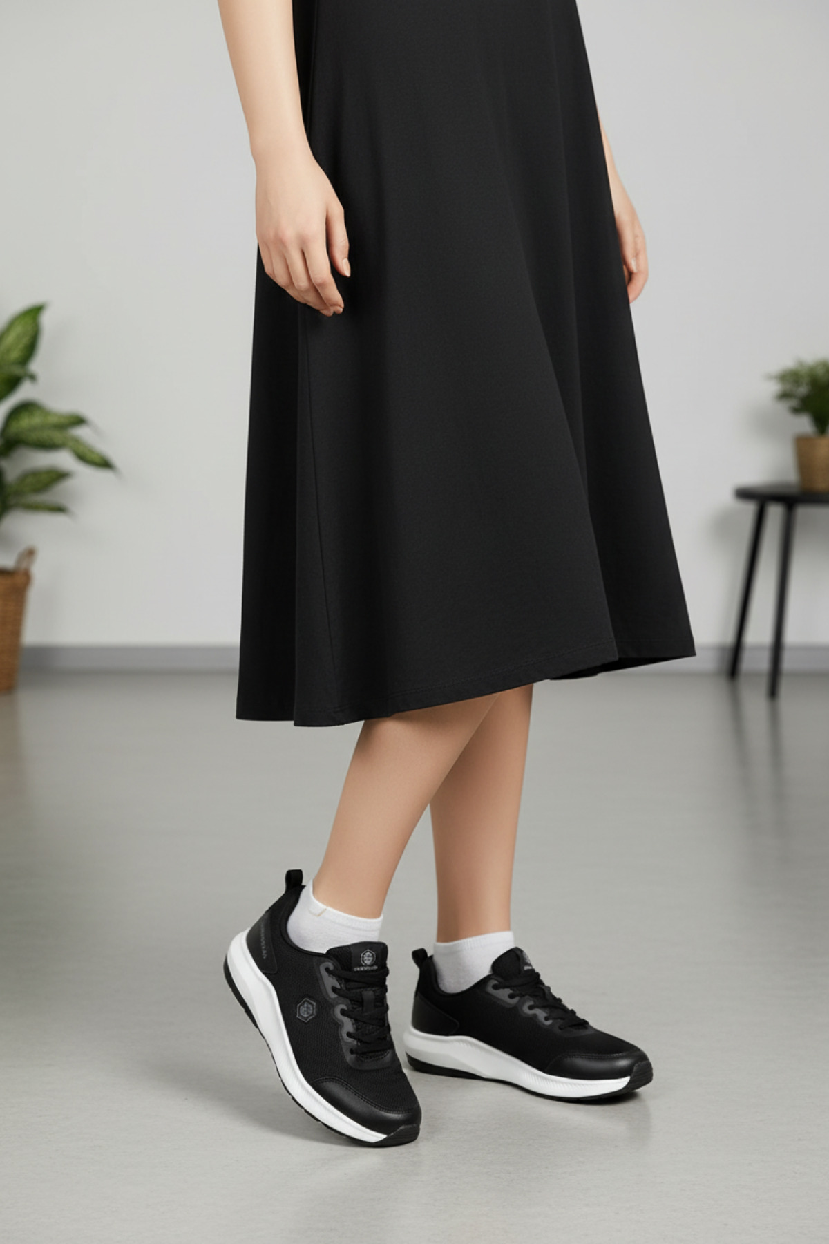 MR-5890 Siyah Unisex Comfort Günlük Sneaker Ayakkabı — مشکی LİPONİSSÜMER