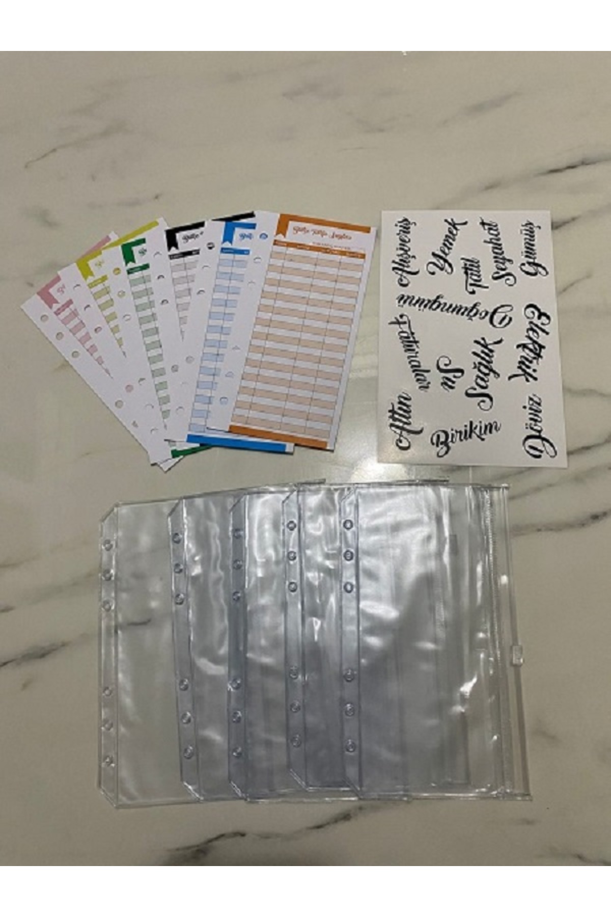 İnseil Birikim ve Bütçe Planlayıcı Seti - Yedek Bütçe Sayfası ve Sticker Paketi