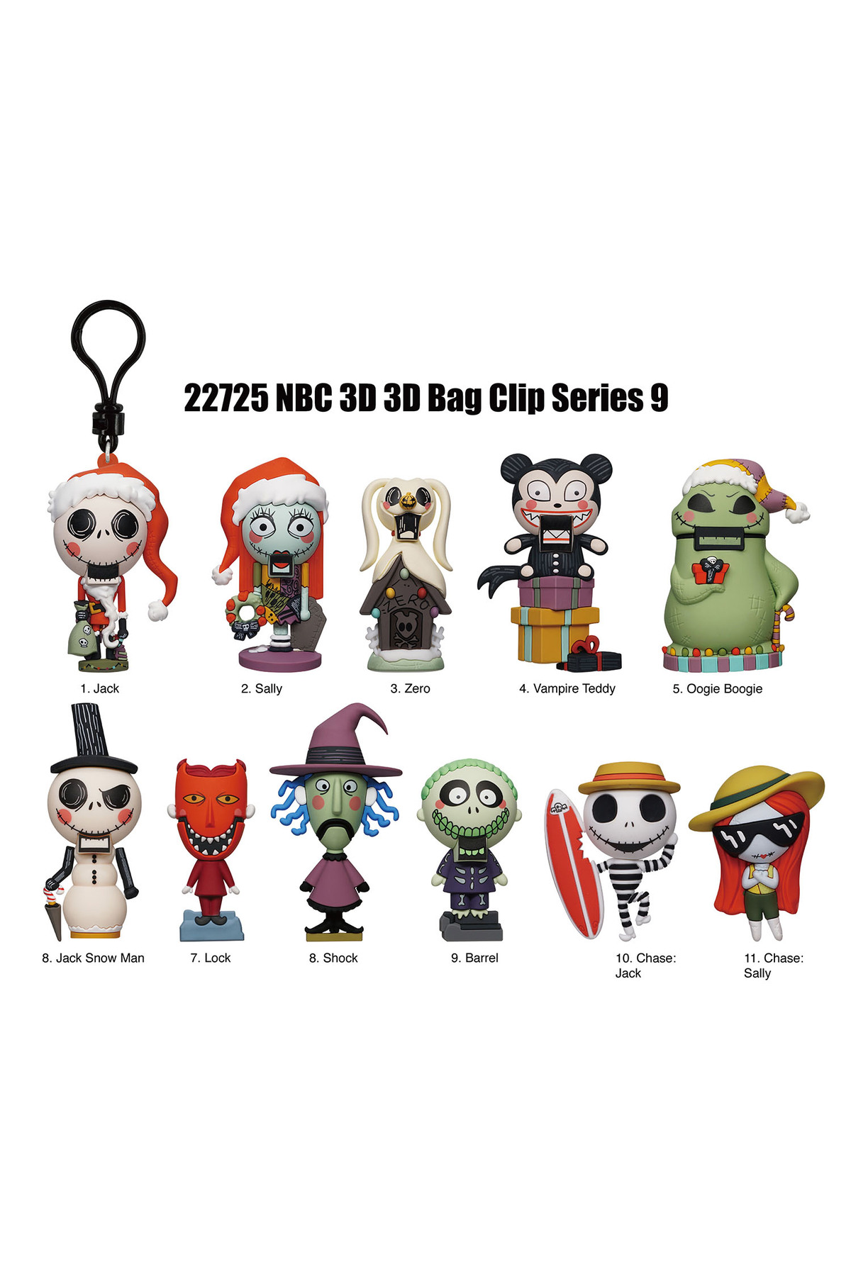Genel Markalar The Nightmare Before Christmas Klipsli Figür Seri 9