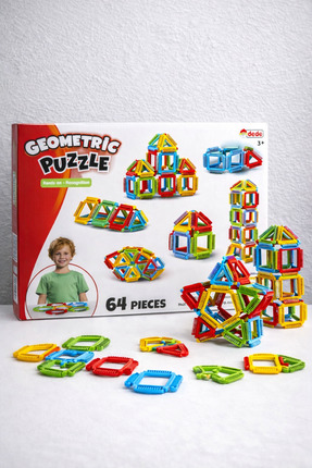 FEN GEOMETRİK PUZZLE 64 PARÇA