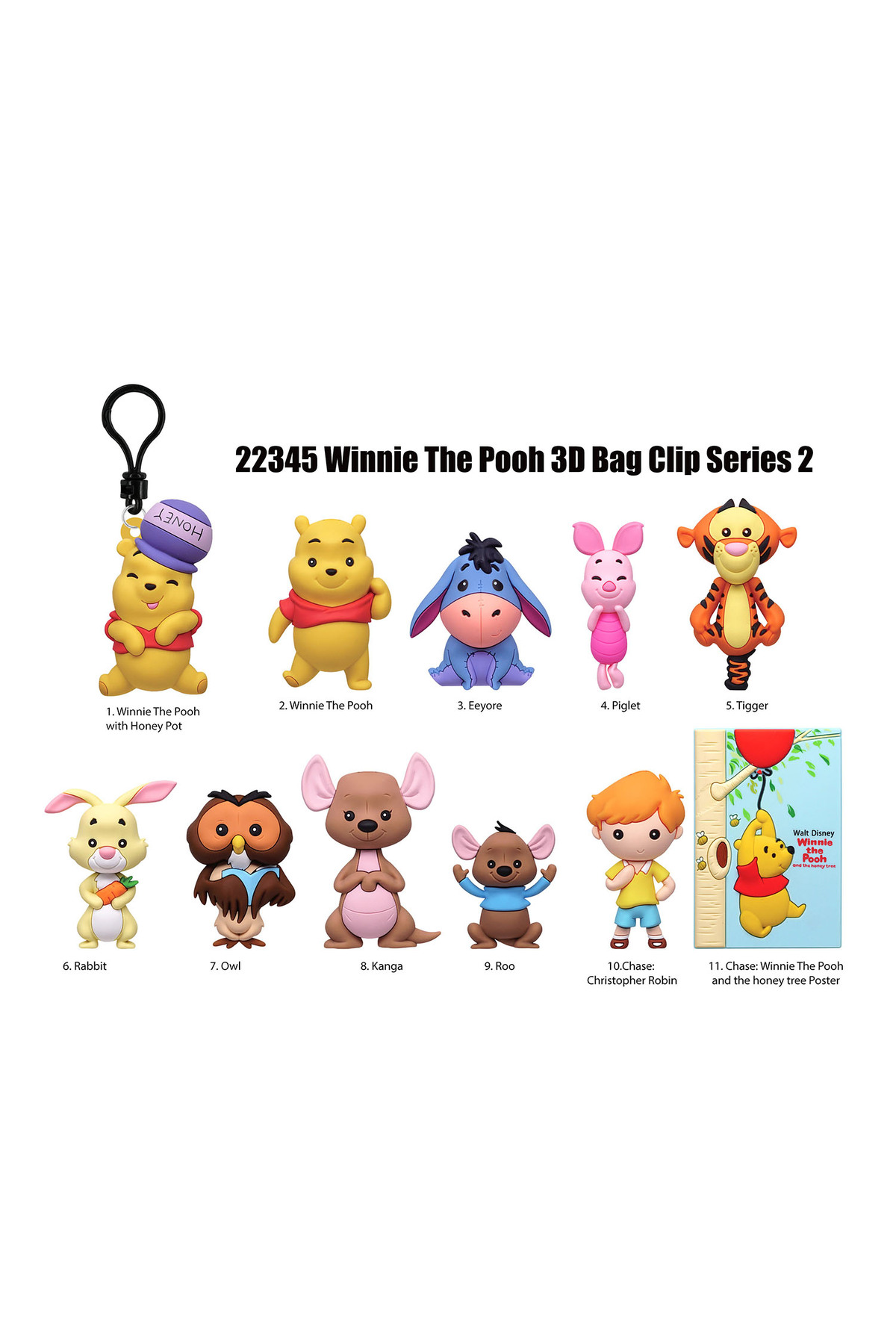 Monogram International Winnie The Pooh Klipsli Figür Seri 65 22345