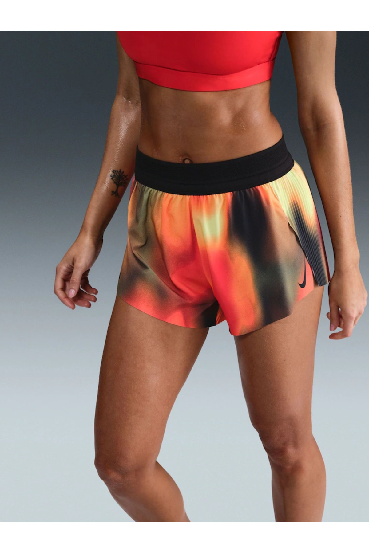 Nike AeroSwiftランニングウェア 超美品！ 即決可能！早い者勝ち！ Nike AeroSwift Women's Dri-FIT ADV Brief-Lined Printed Running