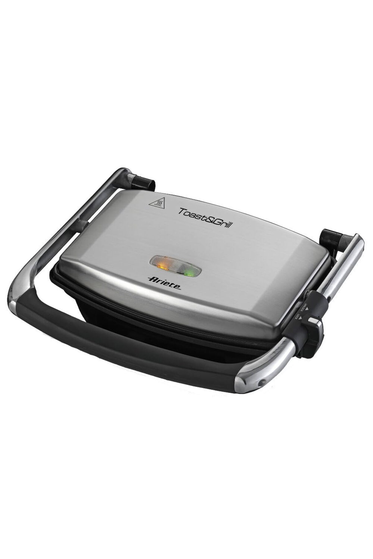 ARIETE Izgara ve Tost Makinesi 1911/10 - Grill Toast Machine, 1000 Watt, Yapışmaz Çizgili Plaka