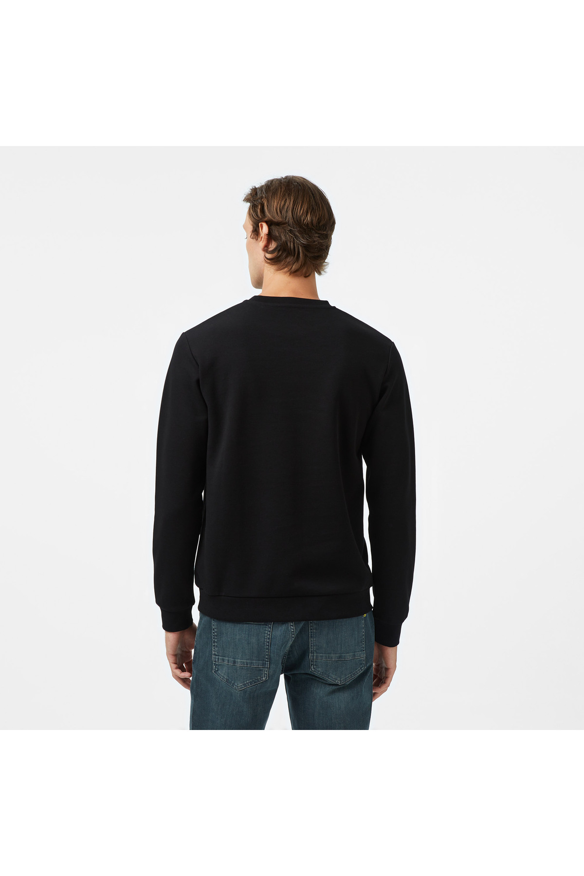 Nautica Erkek Siyah Classic Fit Sweatshirt görsel 2