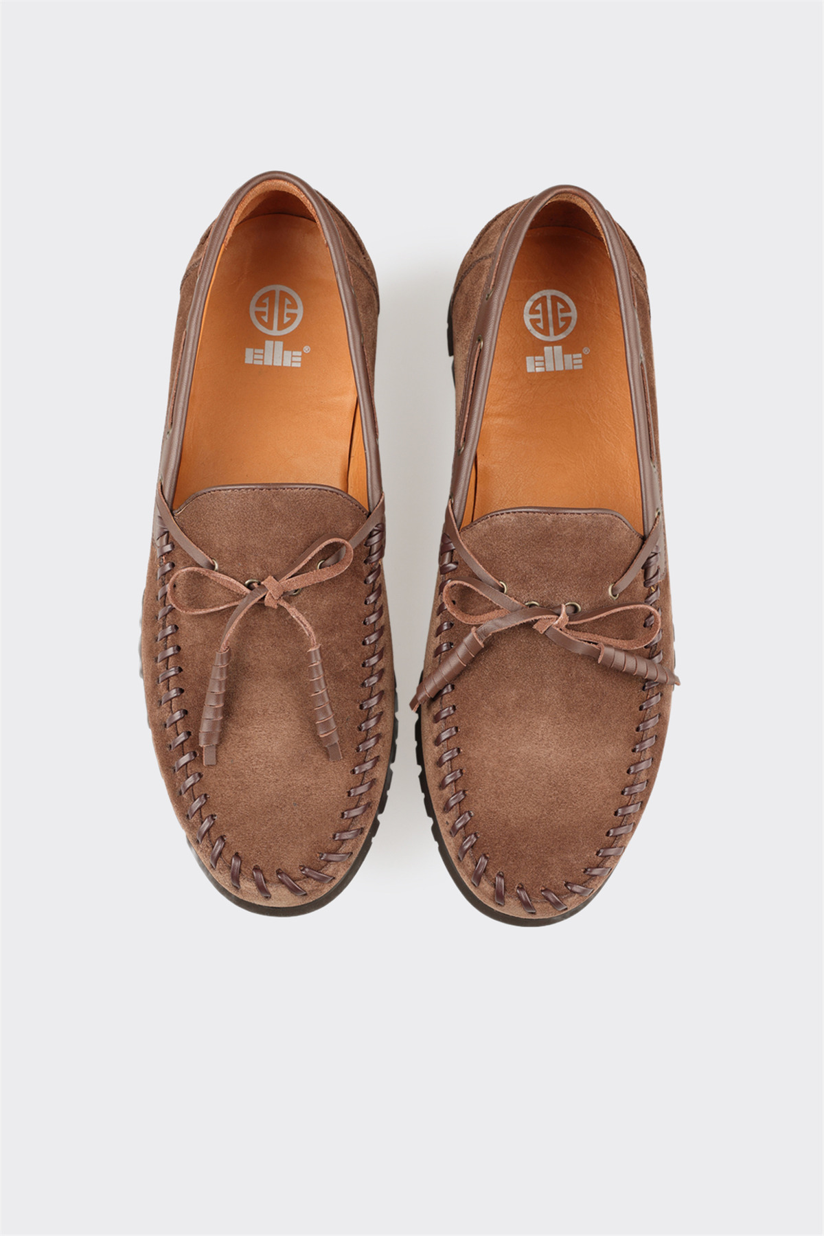 Elle Shoes Kahve Deri Erkek Günlük Ayakkabı görsel 4
