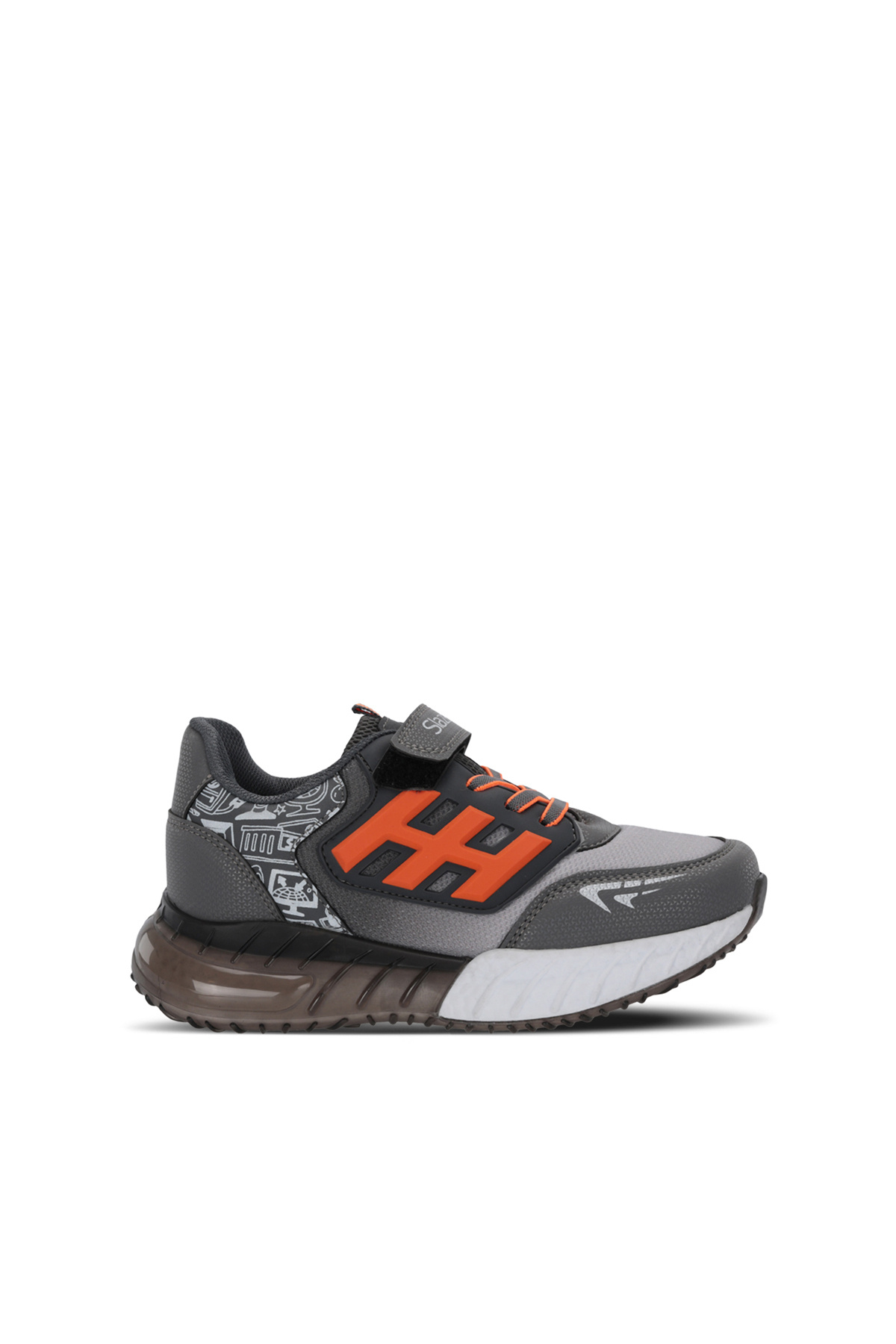 ENZO F Boys Smoked / Orange Casual Sneakers