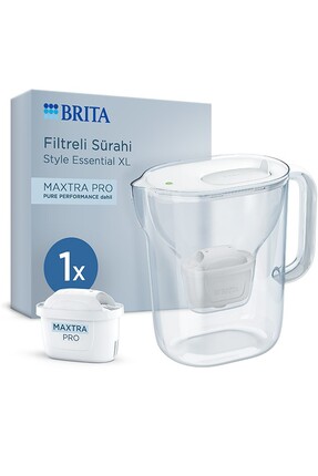 BRITA Style Essential XL 1 x MAXTRA PRO Pure Performance Filtreli Su Arıtma S...