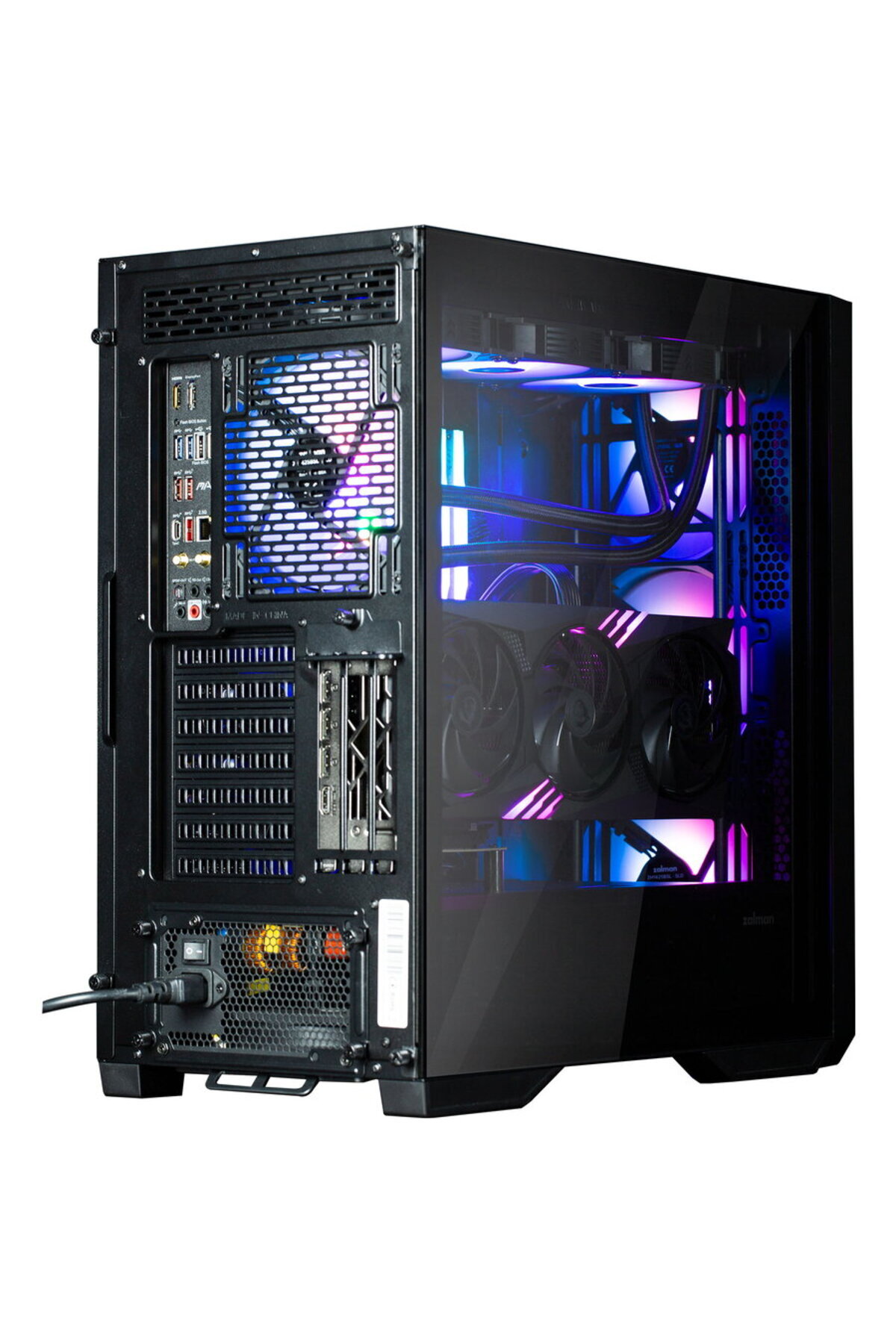 Zalman Z9 Iceberg MS ARGBx4 ATX, Black- Trendyol