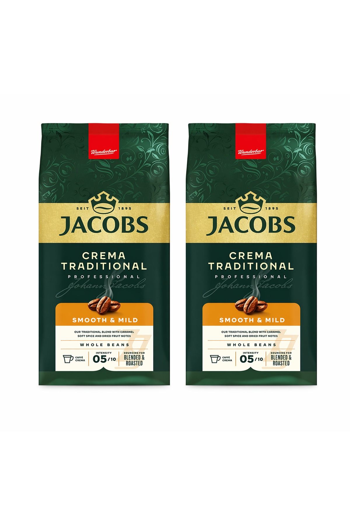 Jacobs Σετ 2 τεμαχίων Παραδοσιακό Κρέμα 1 κιλό