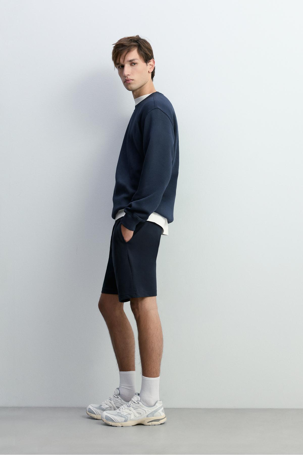 LEFTIES  Basic eşofman bermuda - Görsel 5