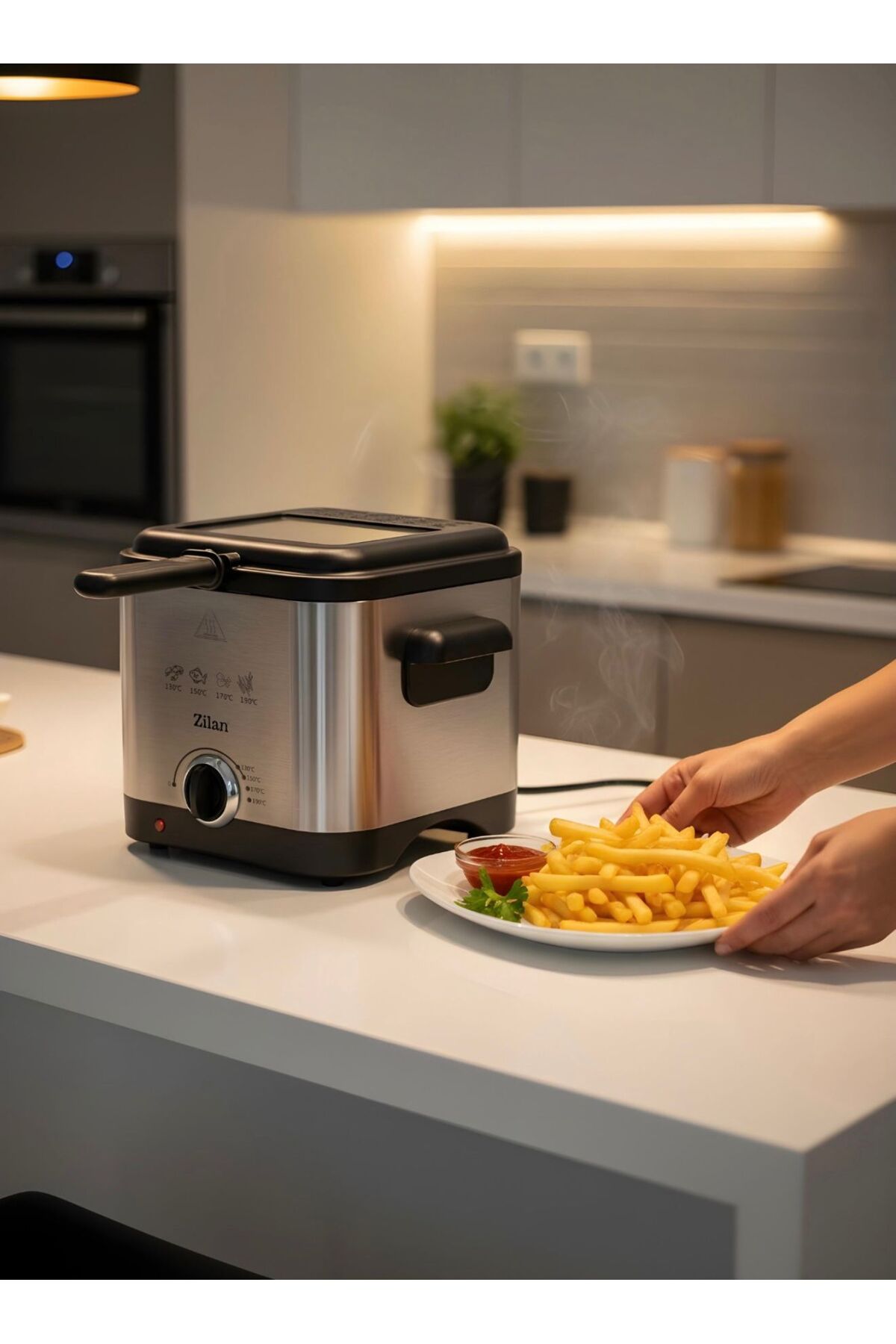 Zilan ZLN4185 Fritöz Derin Yağlı Kızartma Makinesi Pratik