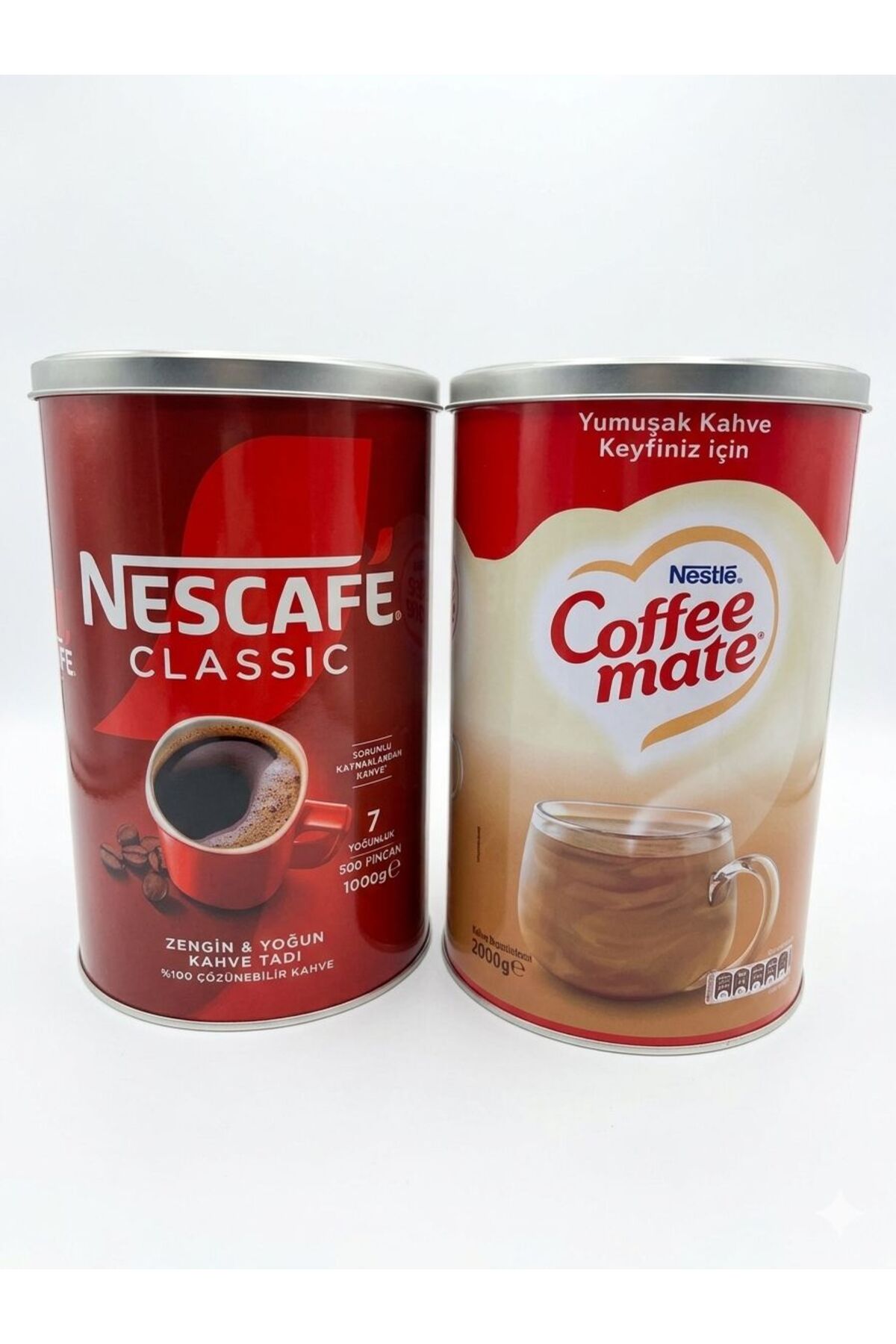 Nescafe Classic 1000gr Teneke Kahve + Coffee Mate 2kg Teneke
