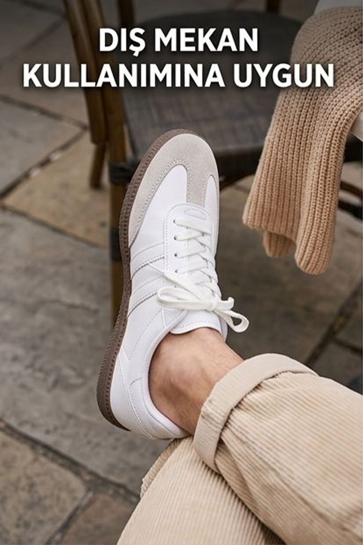 FLY STEP Unisex Stil Şık Rahat Hafif Günlük Yandan Şeritli Bağcıklı Yürüyüş Koşu Sneaker Spor Ayakkabı görsel 7