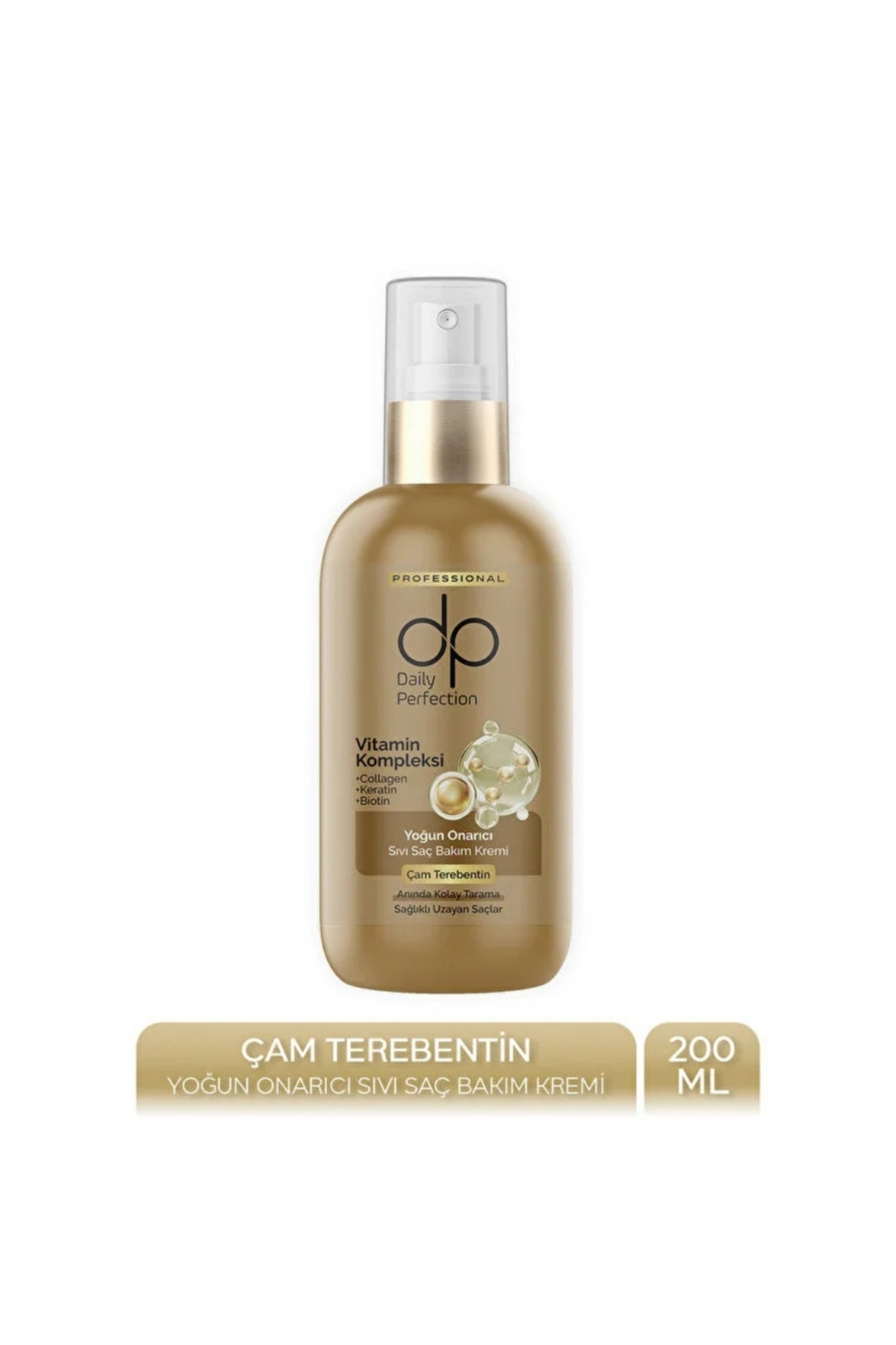 Dermaplus Md Dp Durulanmayan Yoğun Onarıcı Sıvı Saç Kremi Çam Terebentin 200 ml — 8694965553514