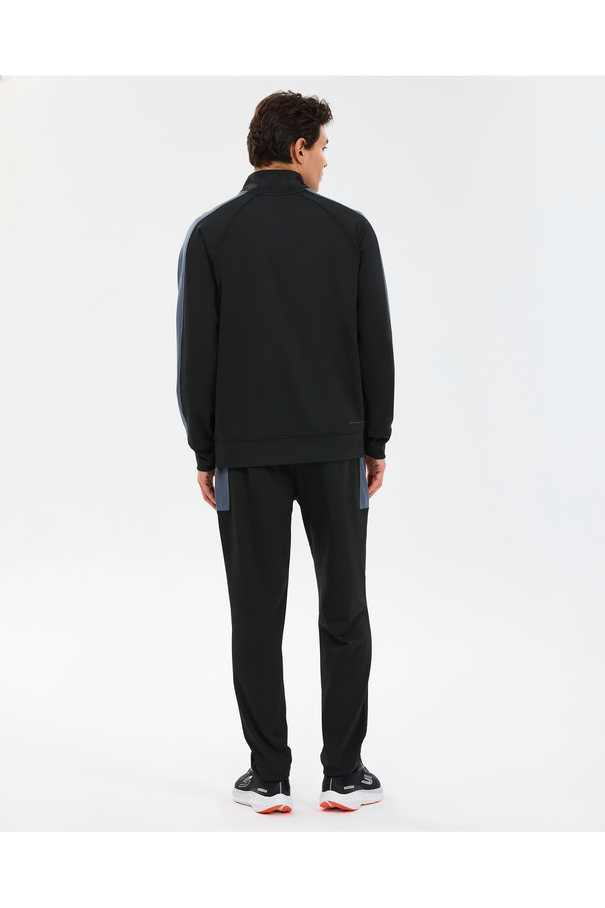 ست لباس ورزشی مردانه مشکی M Track Suit S241211-3817 — مشکی — تصویر 3 از 4