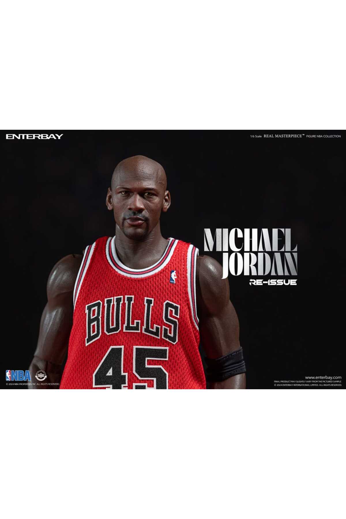 ENTERBAY NBA Collection Real Masterpiece Actionfigur 1/6 Michael