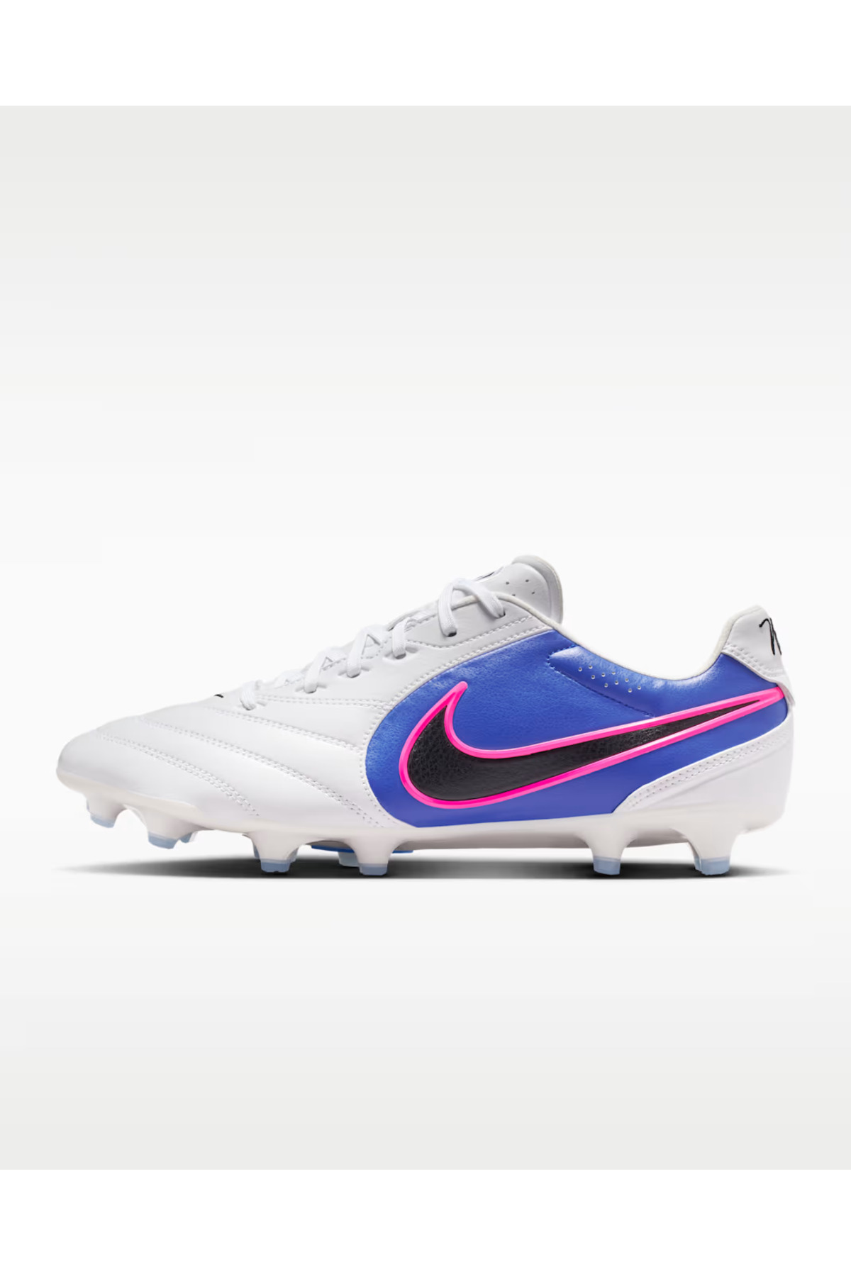 Nike HQ3158 Tiempo Ligera PRO FG Krampon Beyaz-Mavi - Fiyatı