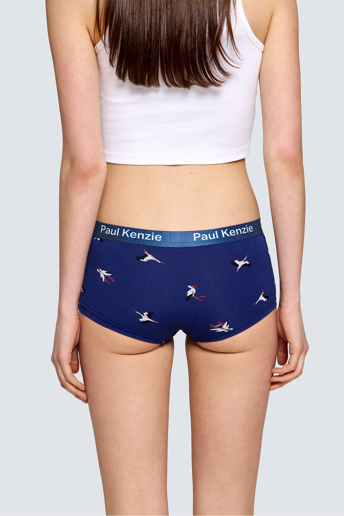 Paul Kenzie x Doğa Derneği Kadın Boyshort Külot - Leylek görsel 8
