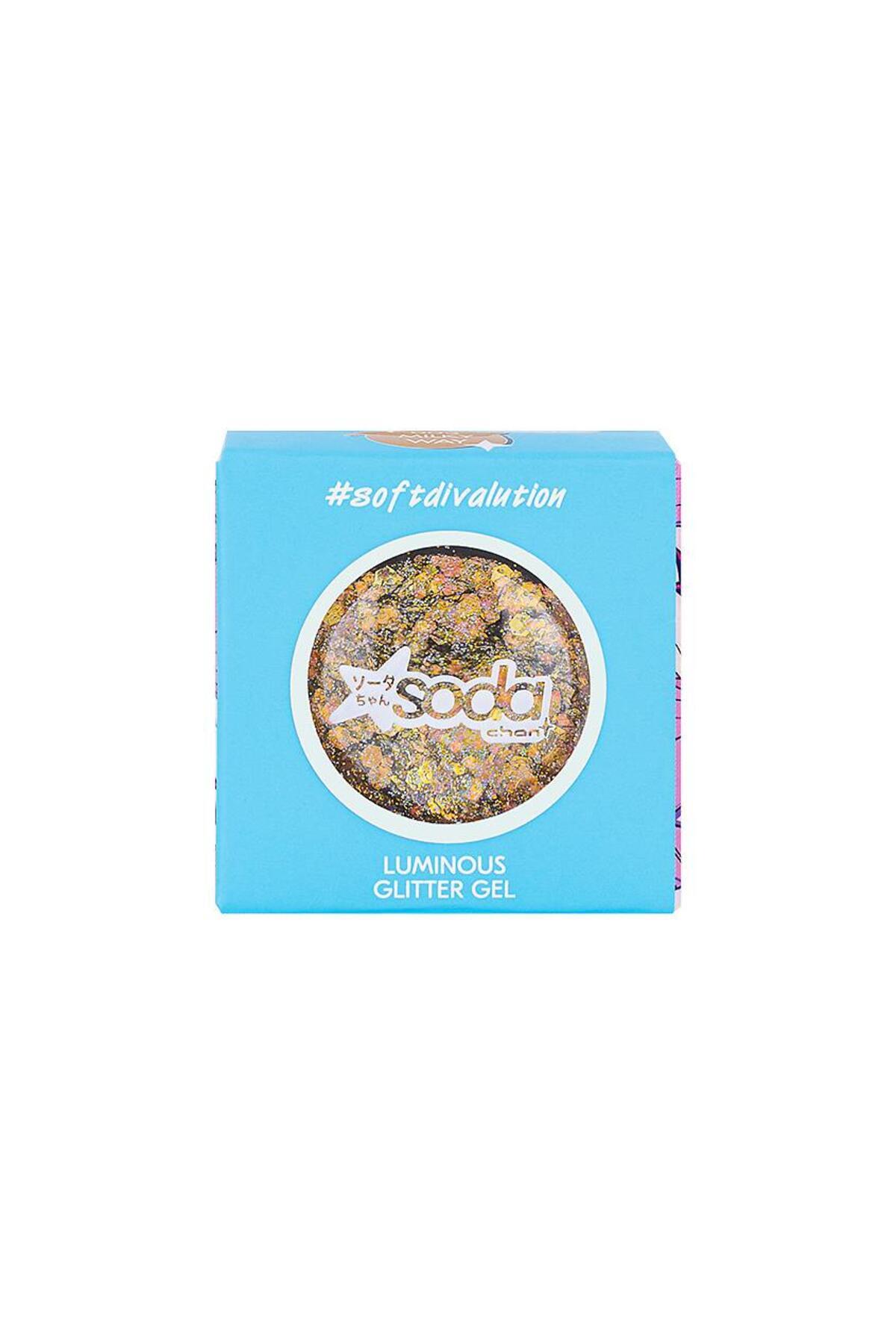 Glitter gel Luminous 003 Işıltılı Mavi - 7g — SODC10103 — تصویر 4 از 7