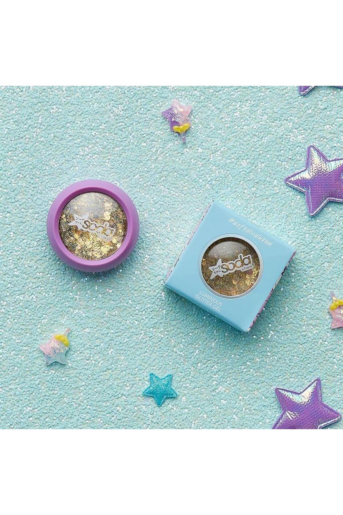Glitter gel Luminous 003 Işıltılı Mavi - 7g — SODC10103 — تصویر 3 از 7