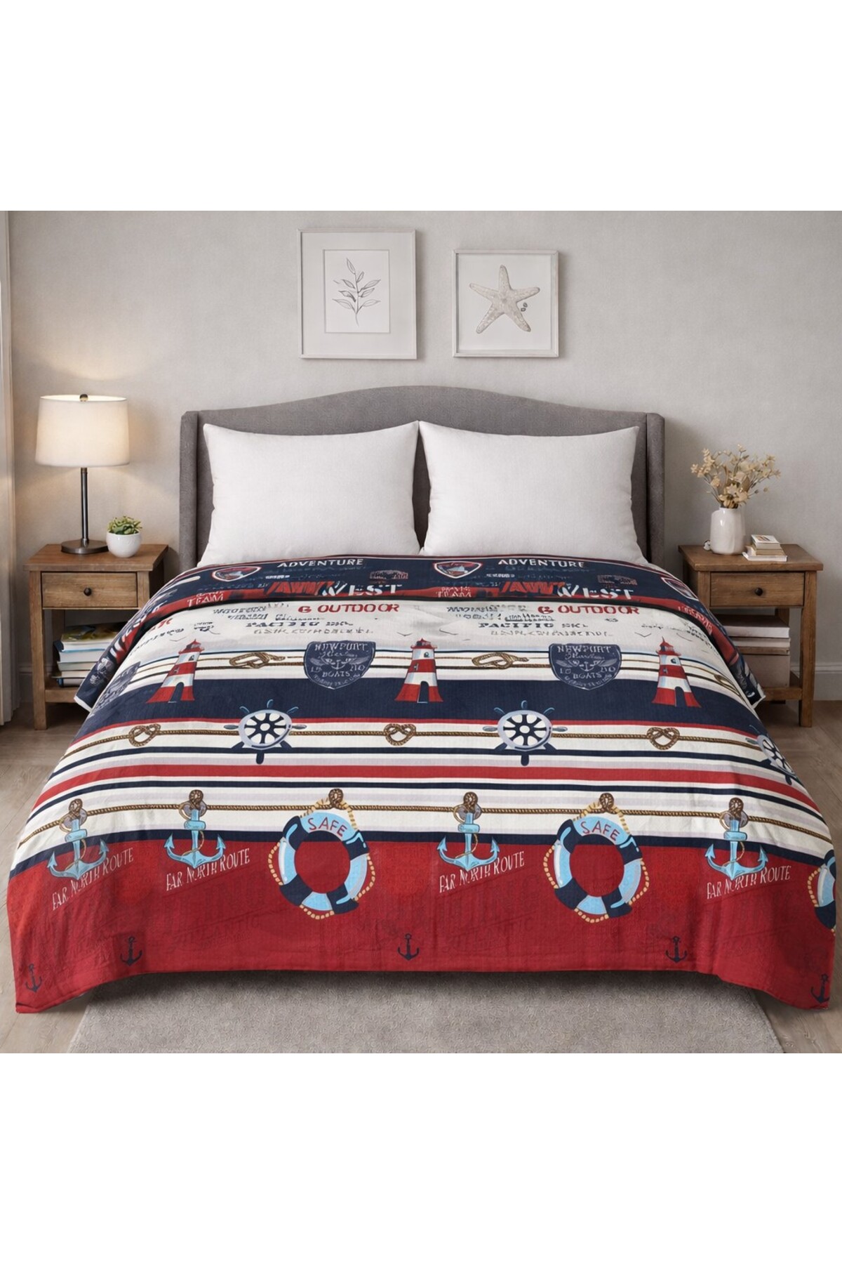 King size Patterned Quilting Bedspread Double 240x260 cm