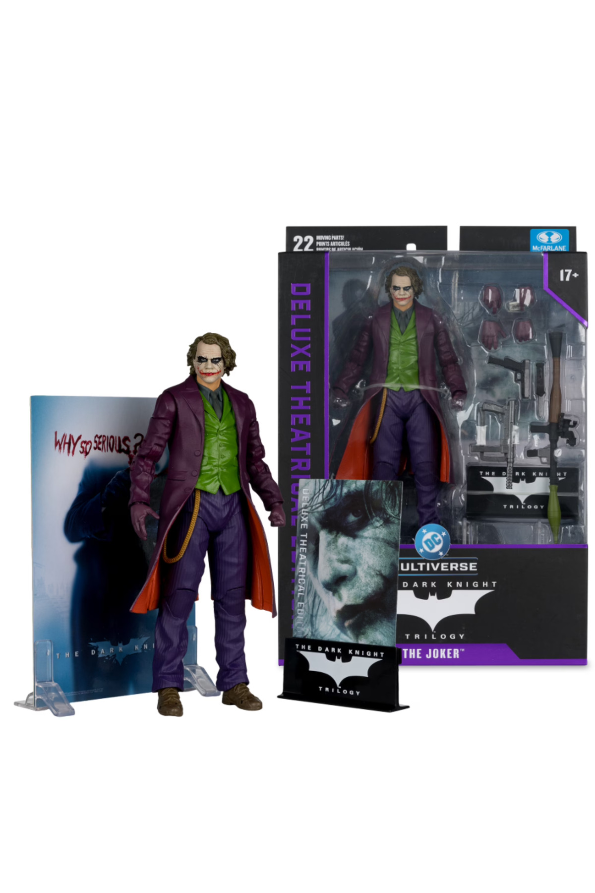 Mcfarlane Toys- DC The Joker 7' (The Dark Knight Theatrical