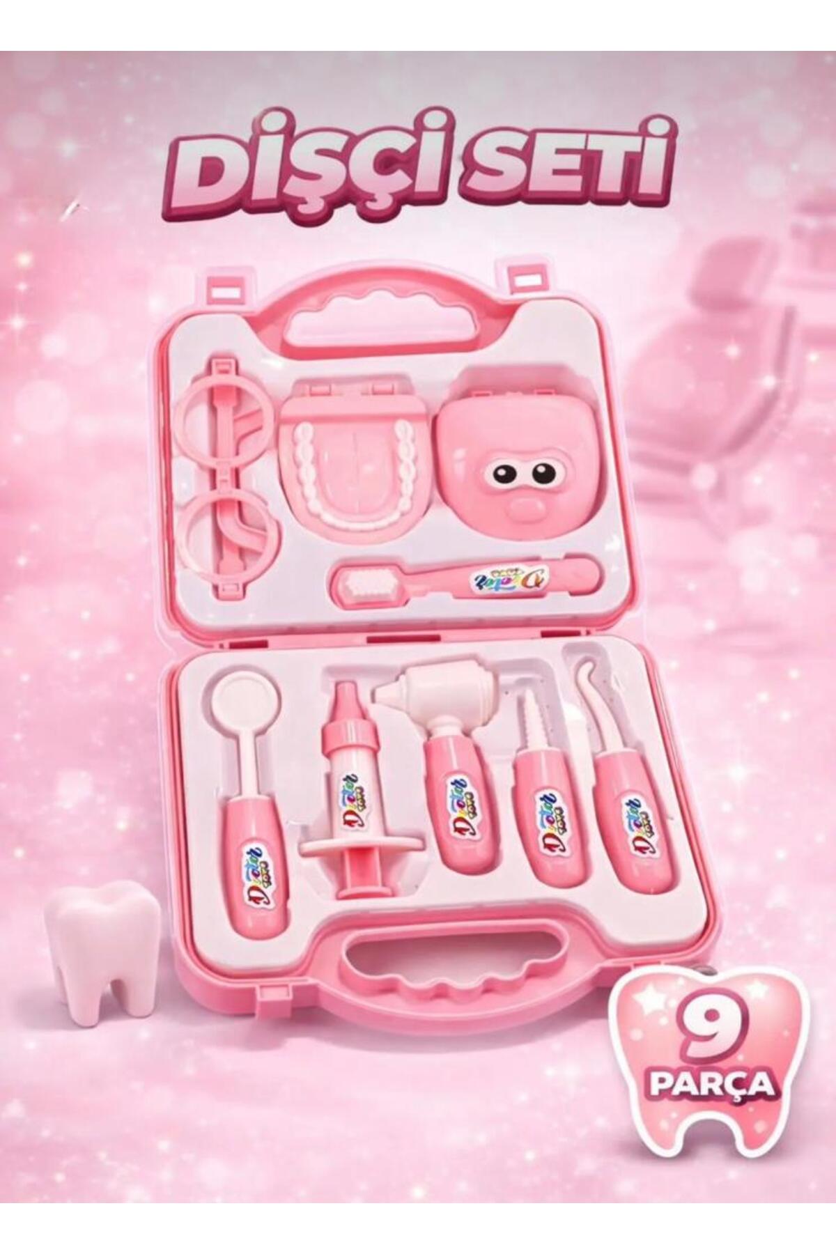 Tıfıl Toys Minik Diş Hekimi - Çantalı Gözlüklü 9 Parça Dişçi