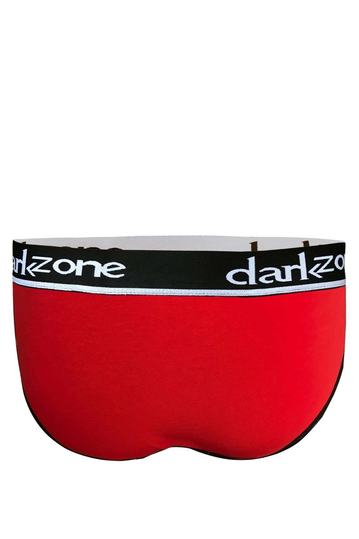 darkzone Erkek Kırmızı Önü Açık Slip Külot görsel 7