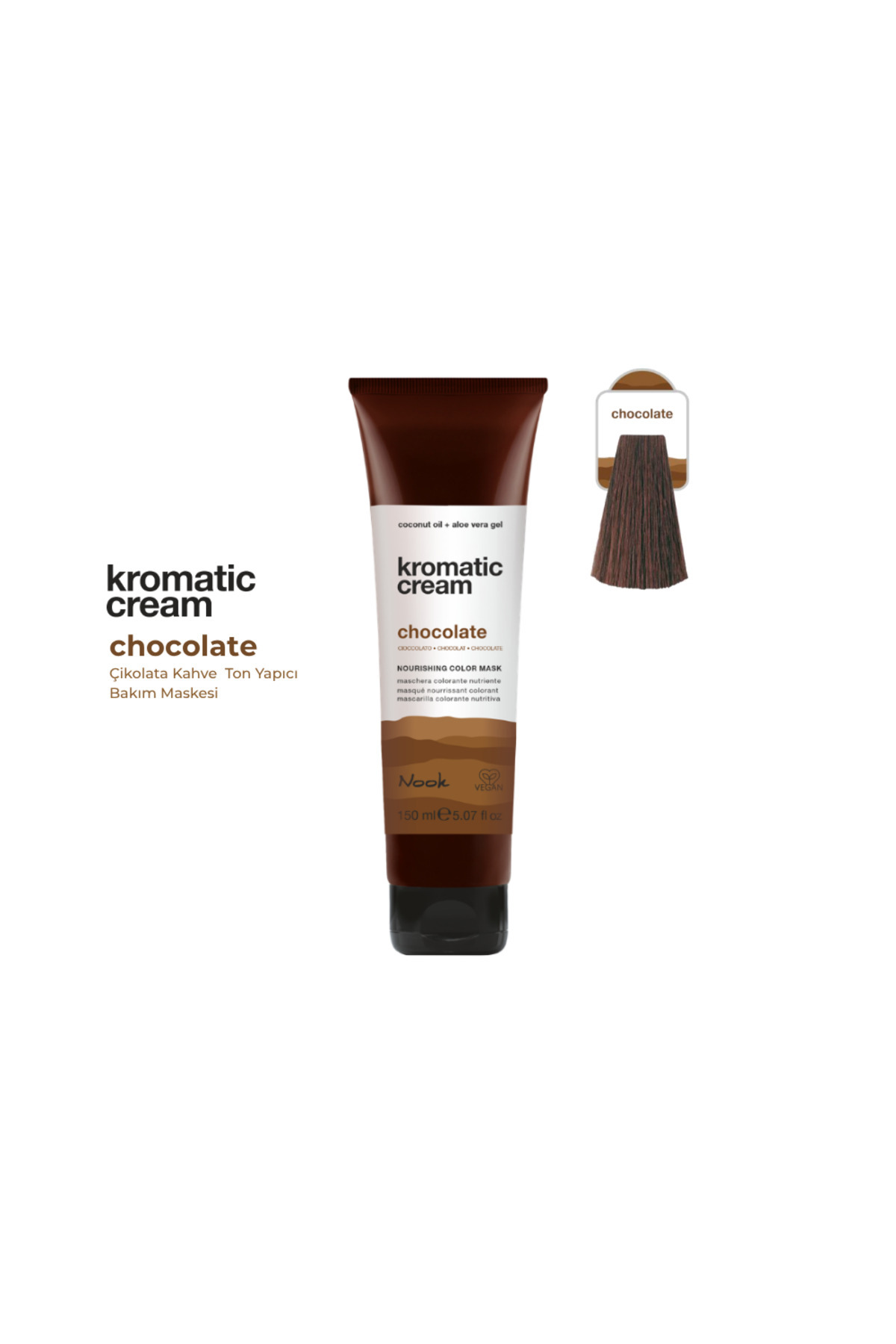 Nook Kromatic Cream Chocolate Kahve Ton Yapıcı Işıltı Veren Saç