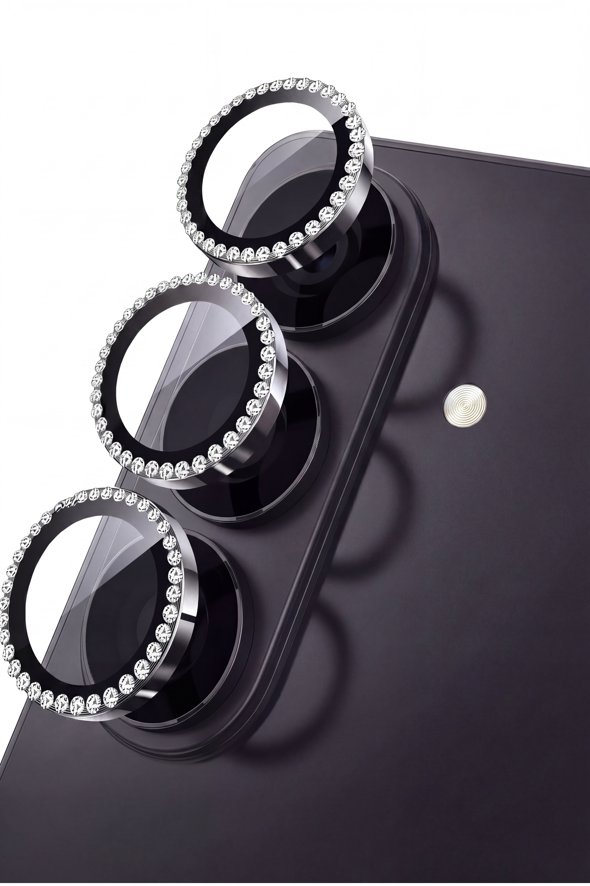 Galaxy S26 and S26 Plus Shiny Stone AR+AF Camera Lens Protective Glass Scratch Resistance HD Protection Black
