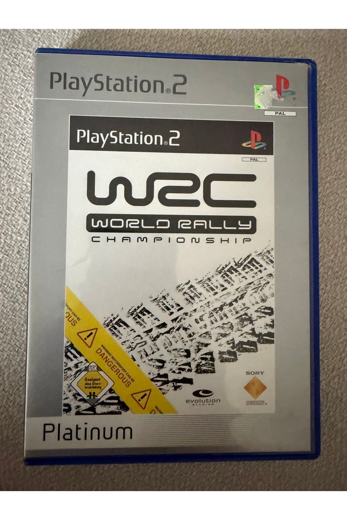 EA ps2 WRC WORLD RALLY CHAMPIONSHIP (almanca kapak) orjinal oyun