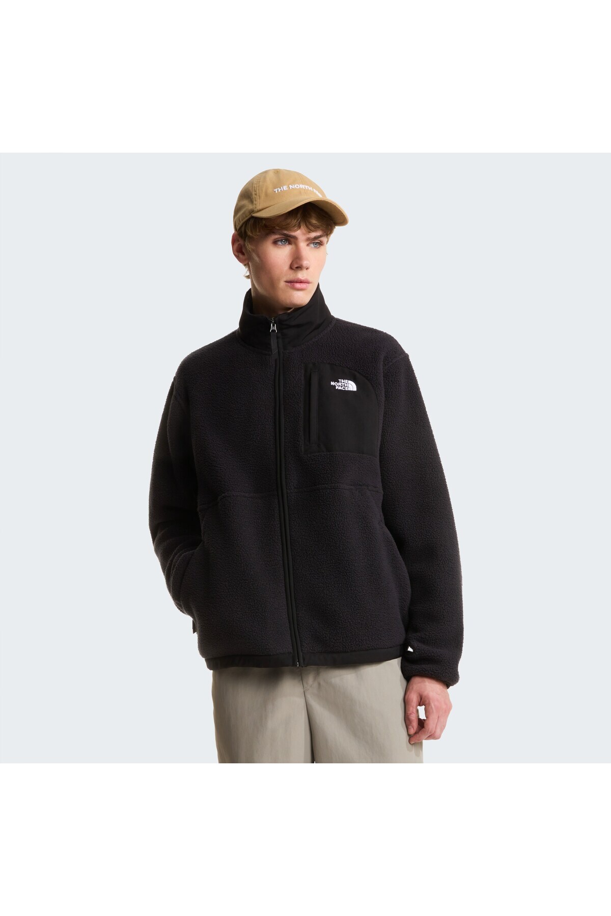 THE NORTH FACE M Yumiori Off Peak Full Zip Jacket Erkek Polar — طلایی NF0A8FKNJK31