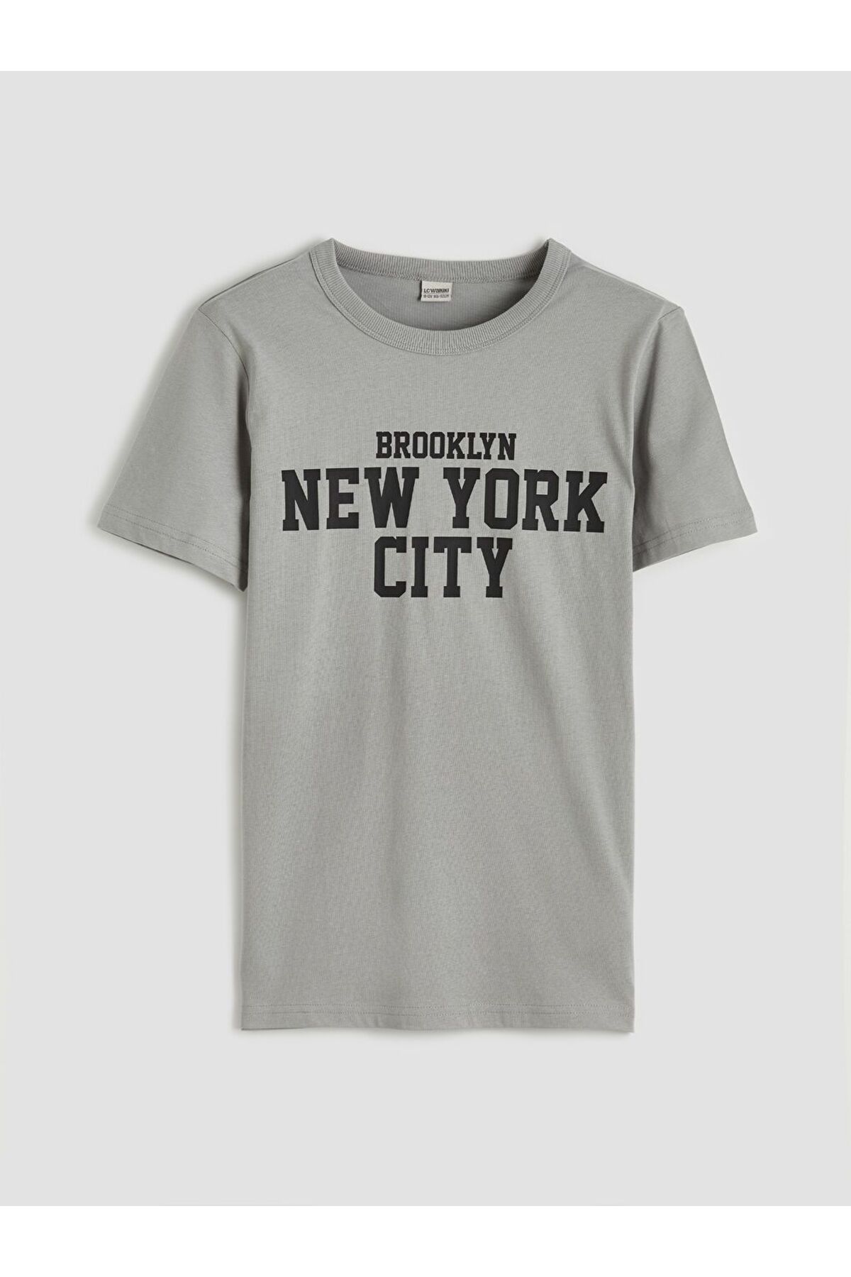 LC Waikiki Crew Neck New York Printed Boys' T-Shirt
