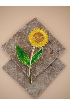 Stelle Jewelry Metal Ayçiçeği Mandal Toka