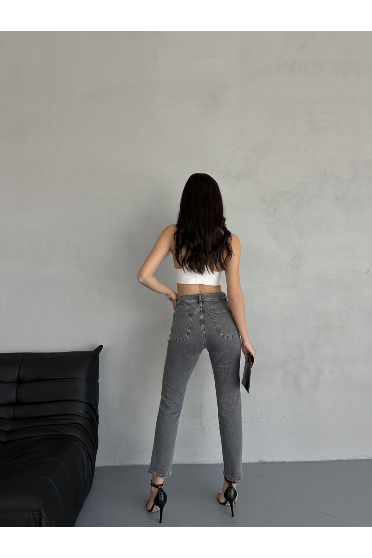 BPF Yüksek Bel Slım Jeans görsel 5