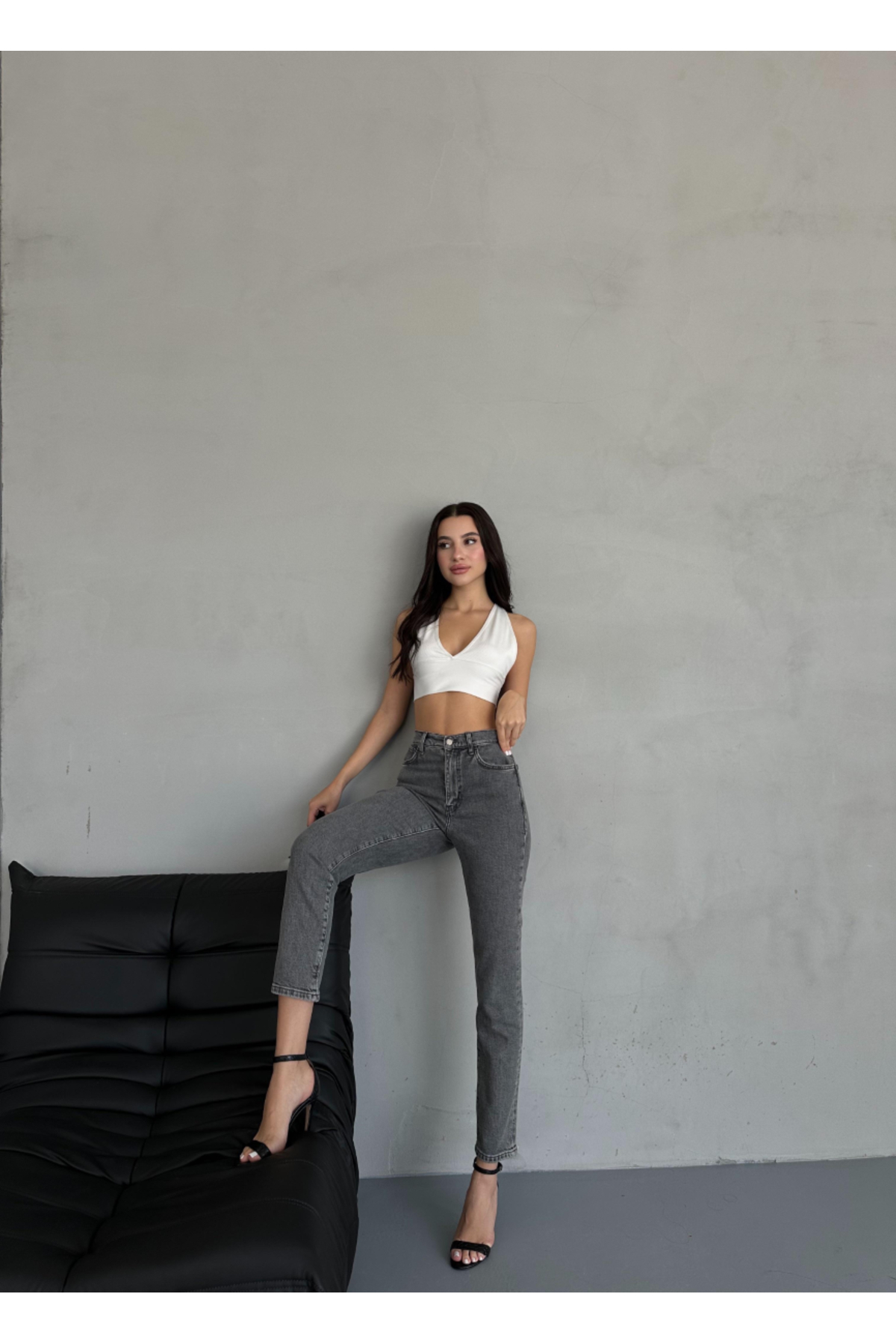 BPF Yüksek Bel Slım Jeans görsel 2