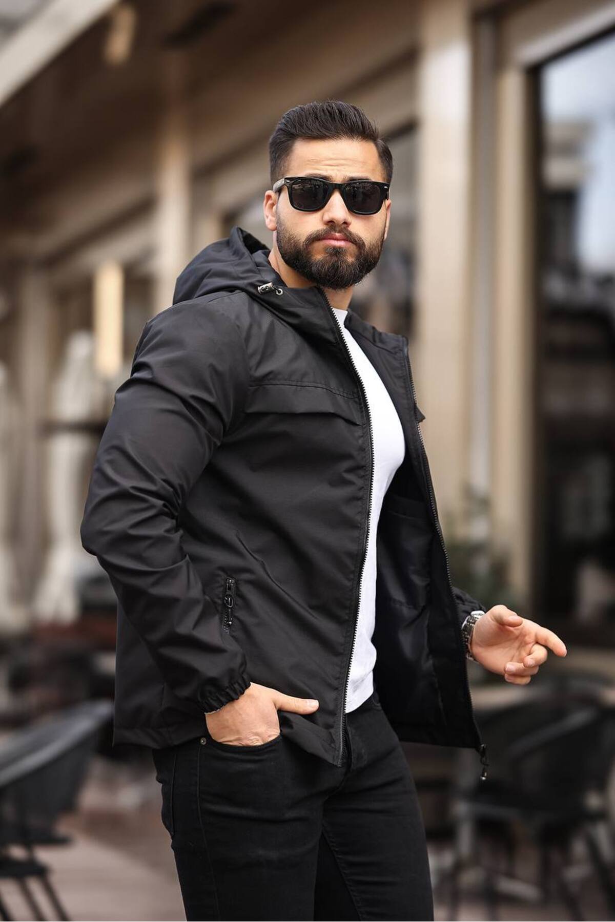 S&M CLOTHİNG  YENİ SEZON ERKEK SU GEÇİRMEZ MEVSİMLİK YAĞMURLUK - Görsel 4