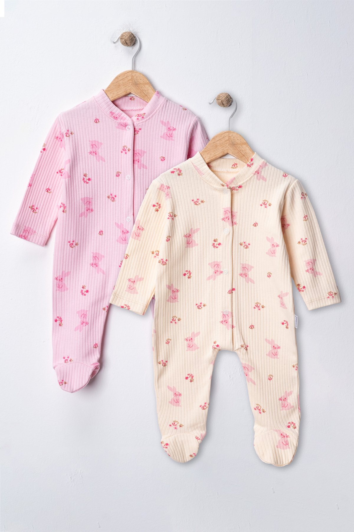 Baby Girl Cotton Newborn Sleeping Bag with Bootees