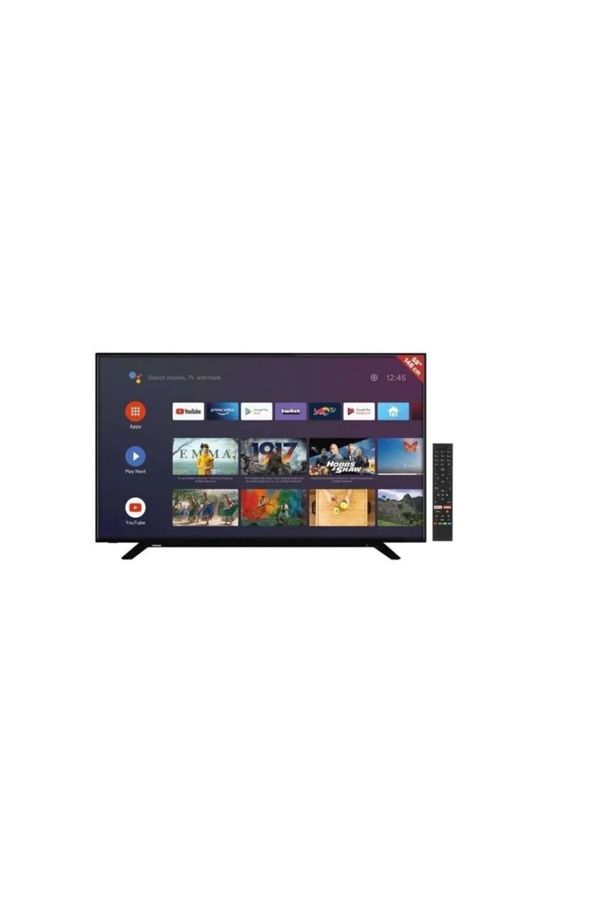 Toshiba 58ua2063dt 58 Inç Ultra Hd Android Smart Led Tv Televizyon