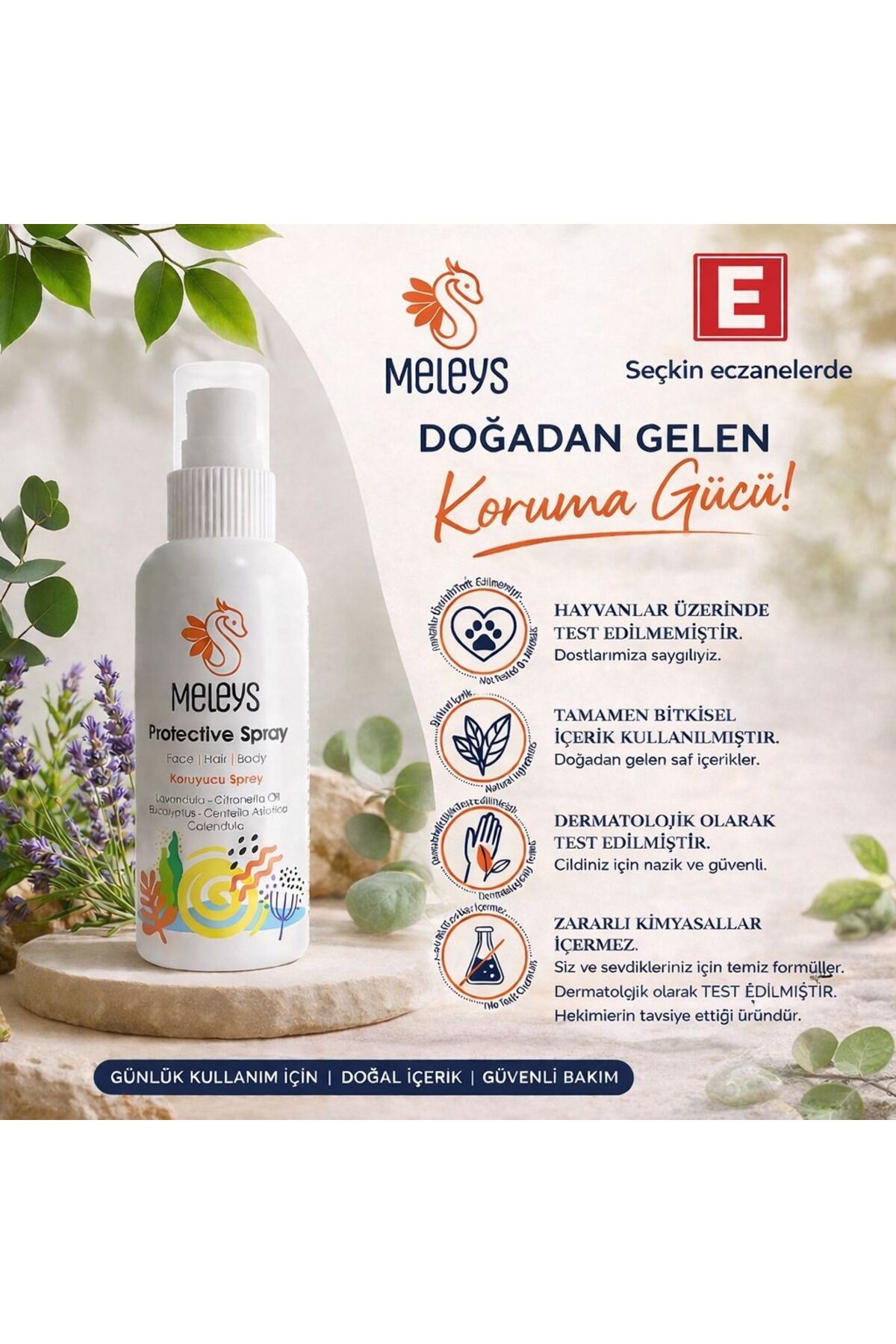 PROTECTİVE SPRAY BİT BE AKAR ÖNLEYİCİ — BİTKİSEL İÇERİKLİ BİT SİRKE KOVUCU — تصویر 2 از 8
