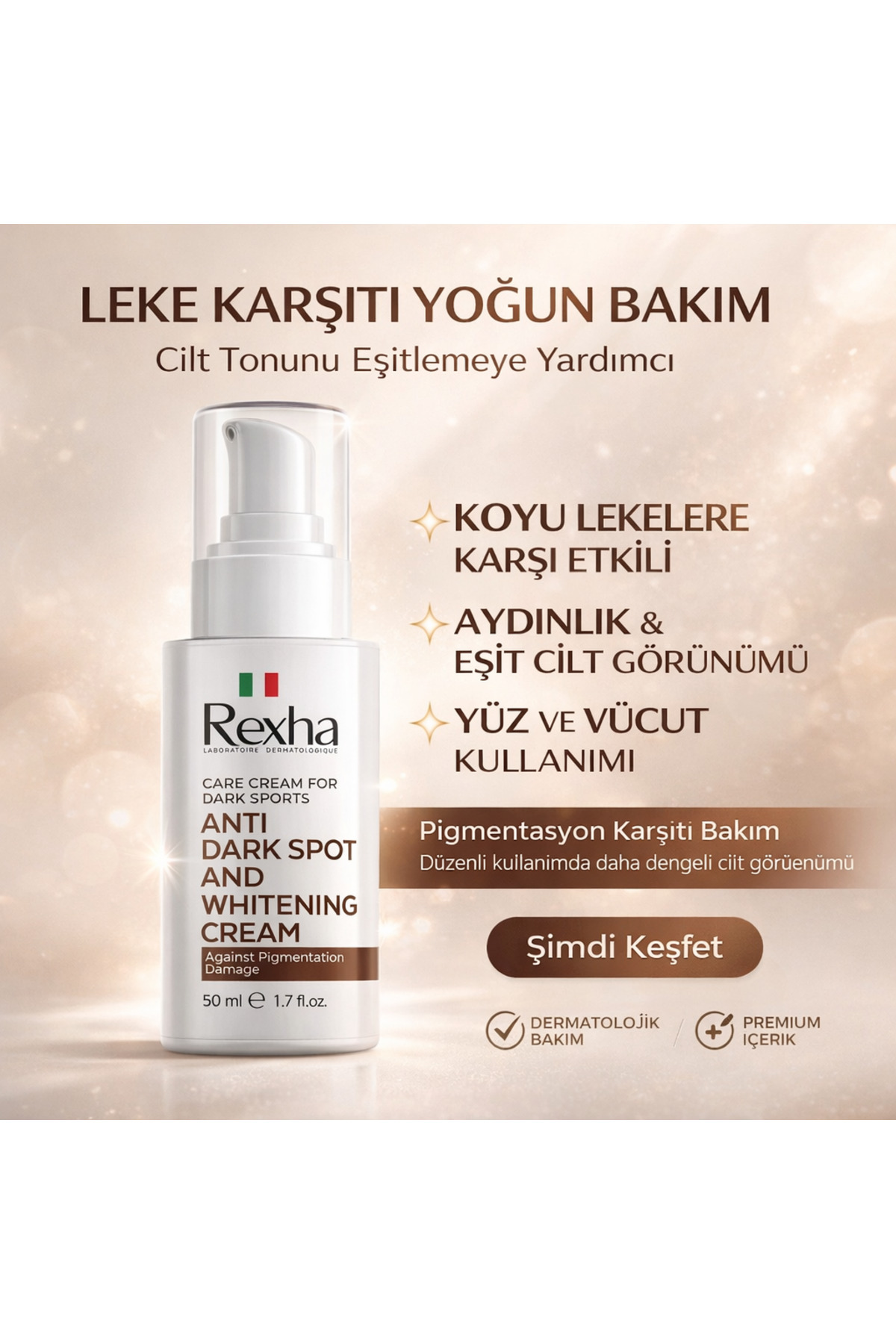 Hızlı Etkili Kararma Karşıtı Cilt Beyazlatıcı Koltuk Altı Özel Bölge Bikini Bölgesi Beyazlatma Kremi — TYC0456B0197EB3D10 — تصویر 2 از 7