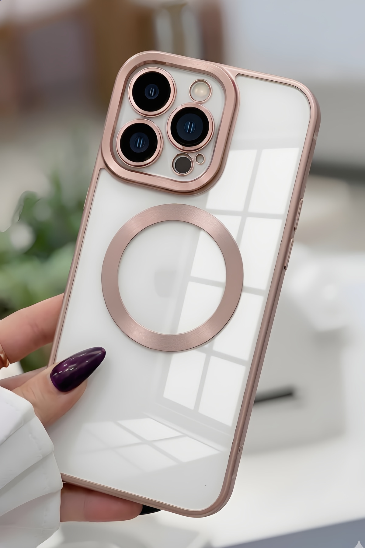 Iphone 12 Pro Compatible Case Corners Colorful Luxury Clear Camera Protected Silicone Cover