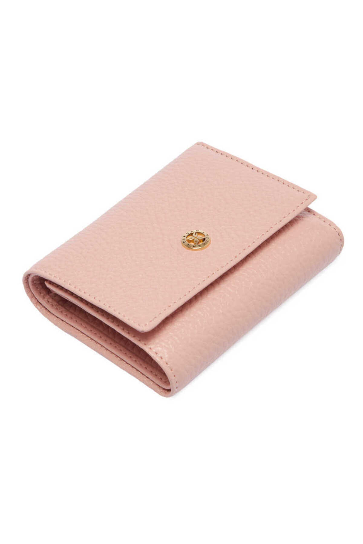 Pink Genuine Leather Women Wallet-S1CB00005633-T8A