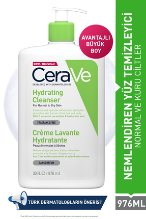 CeraVe Nemlendiren Temizleyici 976 ml