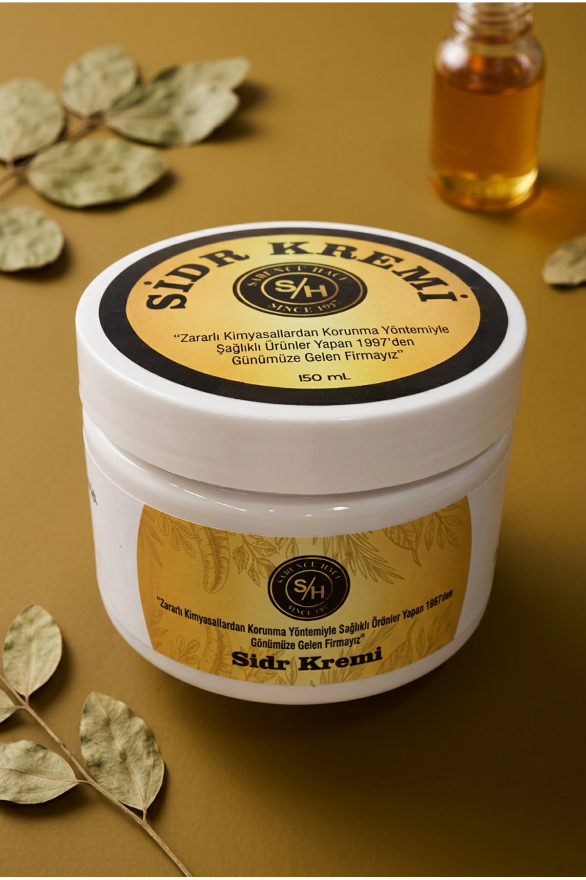 Es-sidre Orijinal Sidr Sidir Kremi Sidir Yaparağı Karşımlı Bitkisel Sidr Kremi Miski Amberli 150 ml — 63uhdbrurj — تصویر 3 از 6