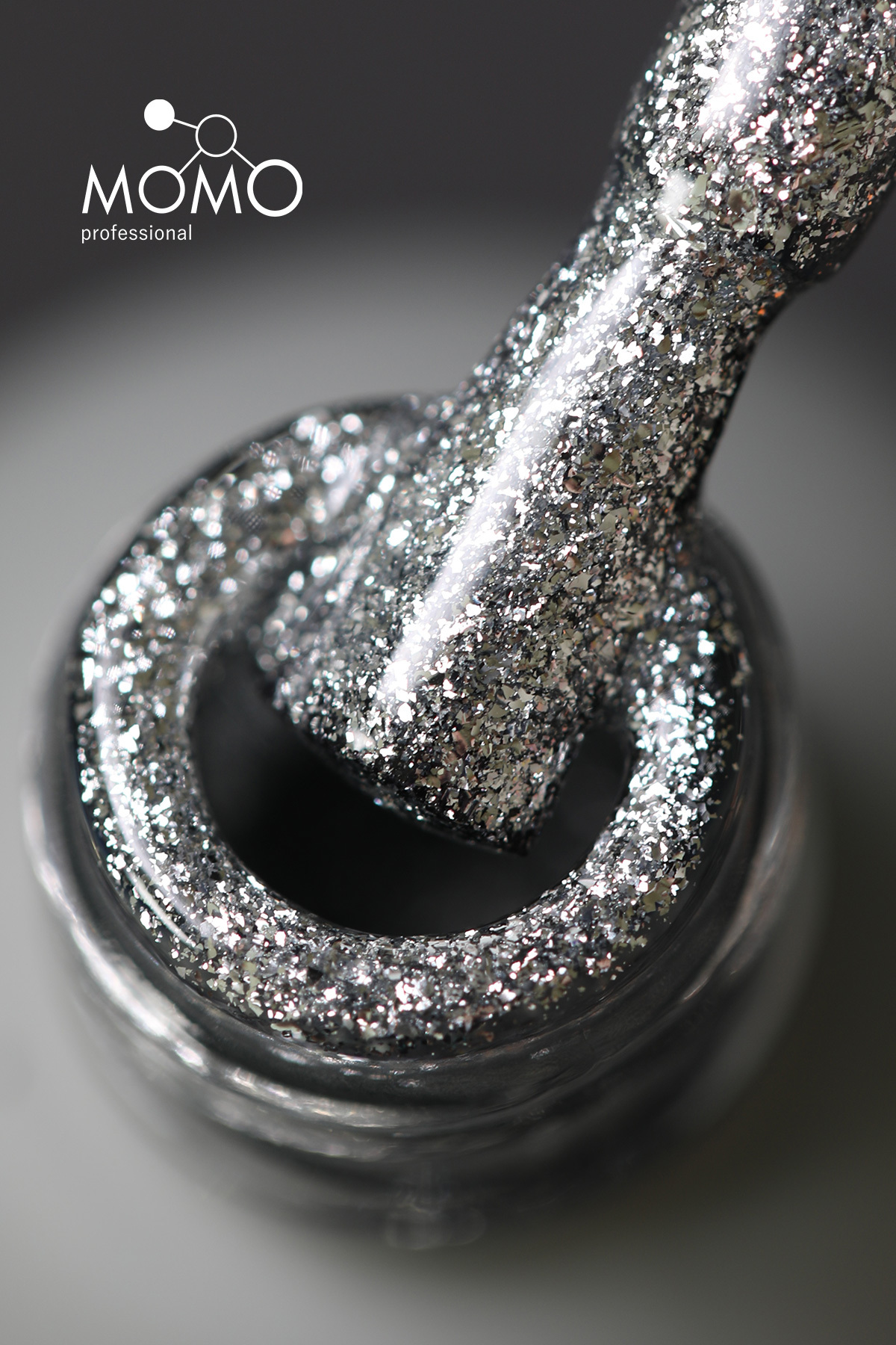 Glitter Kalıcı Oje G003 Yoğun Gümüş Parıltılı 4 ml — نقره‌ای 8860101A01S01G001 — تصویر 4 از 5